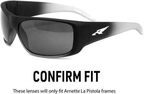 Vista 2 de IKON LENSES Lentes de repuesto polarizadas para gafas de sol Arnette La Pistola AN4179