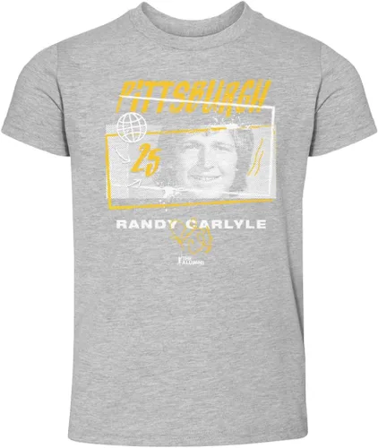 Vista 2 de 500 LEVEL Randy Carlyle - Camiseta para niños pequeños - Randy Carlyle Pittsburgh Tones Negro