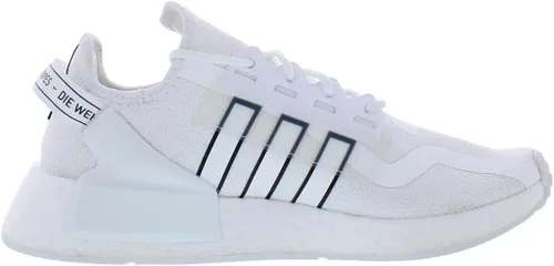 Vista 2 de adidas Zapatos NMD_R1 V2 para hombre, estilo fresco, tecnología de primer nivel, parte superior de punto, comodidad, fabricados con 50% plástico