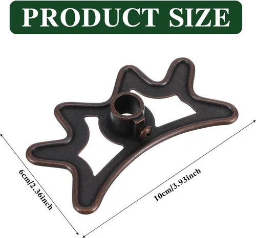 Vista 7 de Pool Bridge - Cabeza de puente de billar de bronce antiguo, cabezales de puentes de metal para palos de piscinas, accesorios de taco de billar