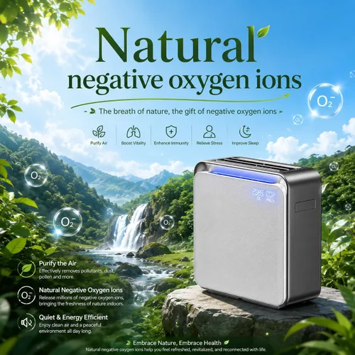 Vista 4 de BURTRAN Purificador de aire HEPA para habitación grande en el hogar de hasta 1,360 pies cuadrados, Nano-Oxy™ HEPA14, con pantalla de calidad