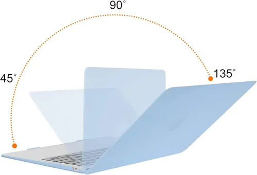 Vista 4 de MOSISO - Funda rígida y de plástico compatible con MacBook Air de 13 pulgadas versión 2022, 2021-2018, A2337 M1 A2179 A1932; con cubierta