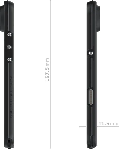 Vista 57 de Ghostek NAUTICAL funda delgada para iPhone 14 Plus a prueba de golpes impermeable con protector de pantalla y imán MagSafe con carga inalámbrica