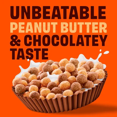 Vista 3 de Reese's, - Cereales de mantequilla de maní para el desayuno, 11.5 onzas