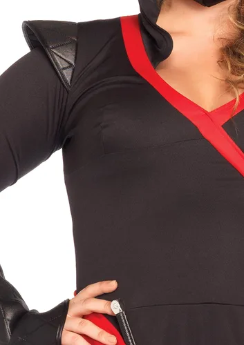 Vista 2 de Ninja Plus tamaño Stealth Dragon Costume Mujer