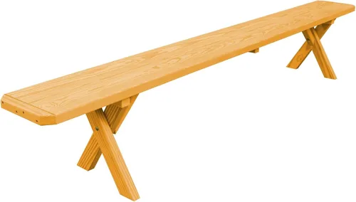 Vista 12 de Furniture Barn USA Pine - Banco cruzado de 2 pies, color negro