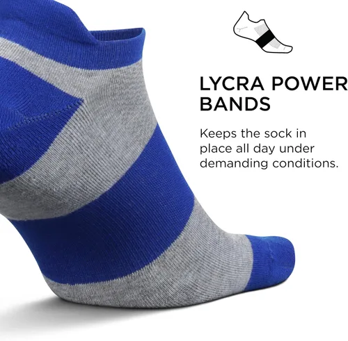 Vista 3 de Feetures Calcetines tobilleros de alto rendimiento Max Cushion Calcetines invisibles para mujeres y hombres con lengüeta en el talón (1 par)