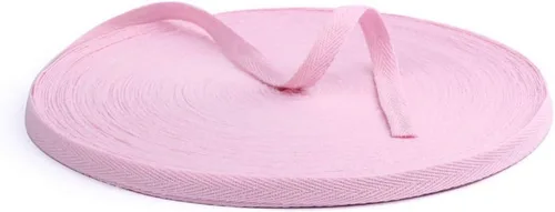 Vista 12 de Cinta de sarga de algodón de 54 yardas de 3/8 pulgadas de ancho (0.394 in) de ancho, cinta de sarga en espiga para manualidades, costura, ropa