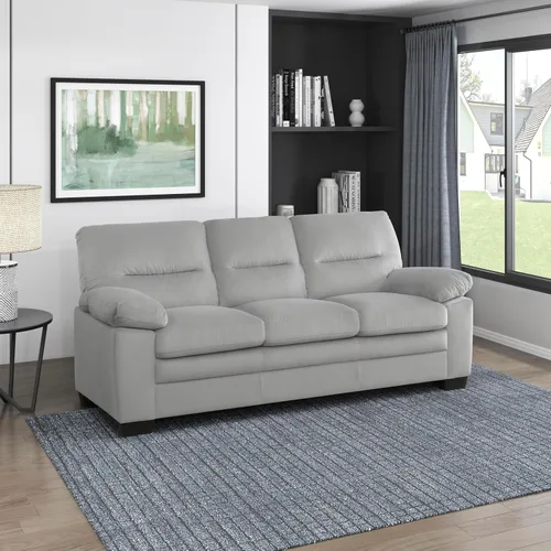 Vista 14 de Lexicon Sofá de 63 pulgadas, cómodo y moderno sofá con brazos en la parte superior de la almohada, sofá para sala de estar, apartamento, sólido