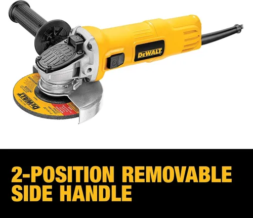 Vista 7 de Moledora angular pequeña DEWALT DWE4011 con protección One-Touch de 4-1/2 pulgadas