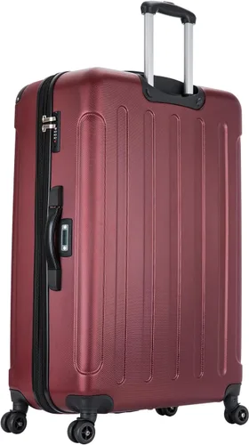 Vista 8 de DUKAP Intely - Maleta rígida con puerto USB integrado y báscula de peso digital, maleta de viaje con cerradura de combinación TSA y mango ergonómico