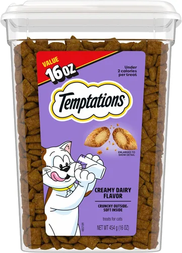 Vista 13 de Golosinas Temptations clásicas para gatos, empaque múltiple