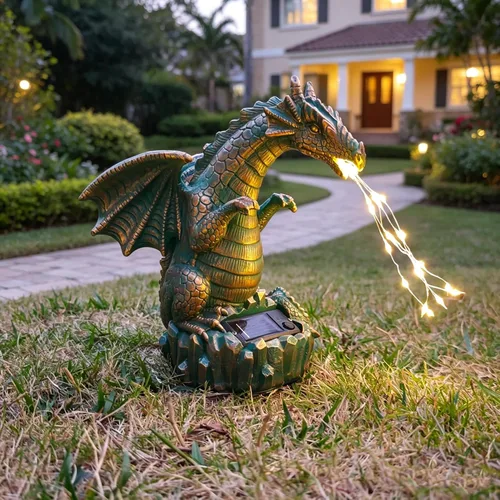 Vista 13 de JOYBEE Estatuas de Jardín Gnomos con Linterna Solar Decoración Exterior - Gnomos Figuras Solares Luces Decoraciones para Patio Jardín Césped