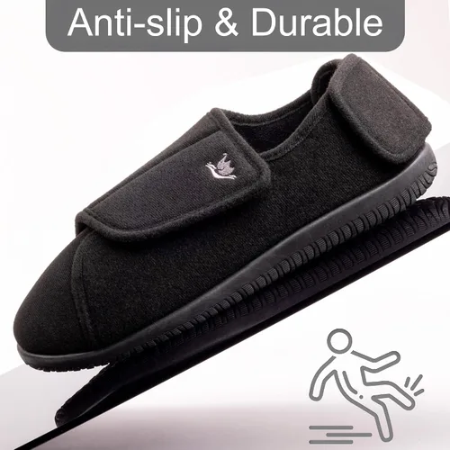 Vista 20 de EuropeanSoftest - Pantuflas clásicas con forro de rizo francés para mujer, con espuma viscoelástica 80-D, transpirables, lavables, para interiores