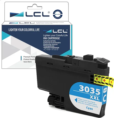 Vista 10 de LCL Cartucho de tinta compatible con pigmento de repuesto para Brother LC3035 XXL LC3035XXL LC3035BK para MFC-J995DW MFC-J995DW XL MFC-J815DW XL