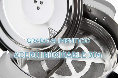 Vista 5 de SYBO SR-CP-50B - Cafetera de percolar de acero inoxidable de grado comercial Urna de agua caliente para hostelería, 50 tazas 8 L, gris