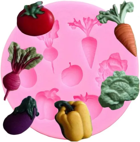 Vista 6 de 2 moldes de silicona en forma de piña, pera, limón en 3D, para bricolaje, dulces, postres, pasta de goma, pudín de cristal, decoración de pasteles