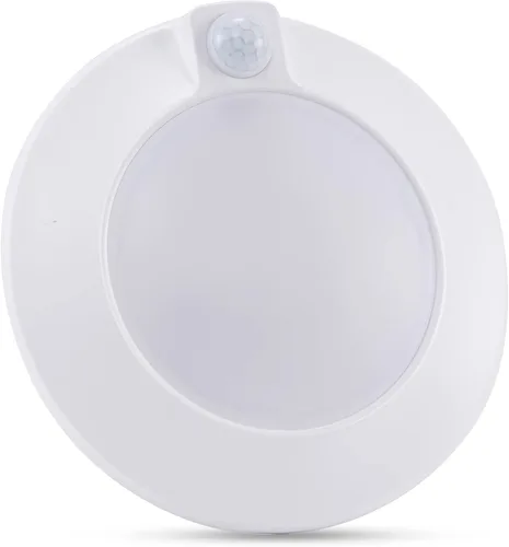 Vista 9 de CLOUDY BAY - Lámpara de techo con sensor de movimiento para interiores, 120 V CRI90 10 W 5000 K, luz de día brillante, 6.5 pulgadas LED de montaje