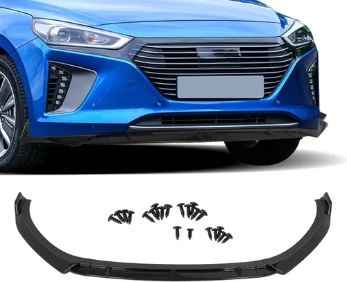 Vista 36 de SCITOO Alerón de borde de parachoques delantero mate negro para Ford Focus ST años 2013-2014 - Spoiler frontal de polipropileno