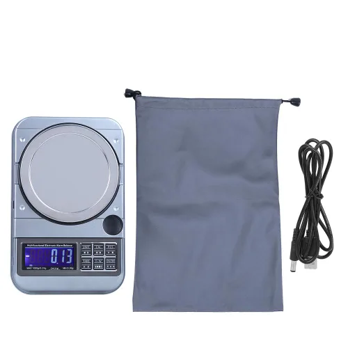 Vista 9 de Topyond Báscula digital de gramos, 35.27 oz/0.00 oz de precisión para joyas y monedas, diseño recargable portátil con temporizador, para pesaje