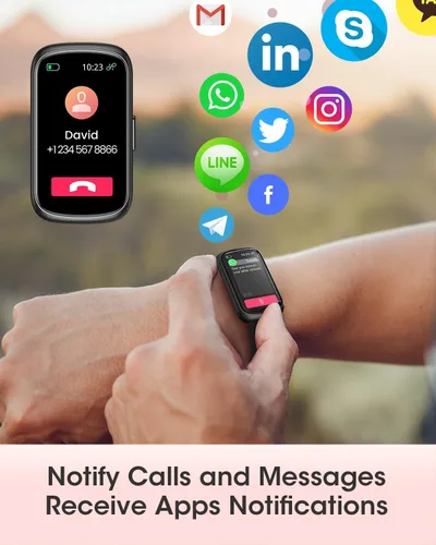 Vista 6 de DEKELIFE Monitor de actividad física, relojes inteligentes para mujeres/hombres, reloj con monitor de frecuencia cardíaca 24/7 con monitor de sueño