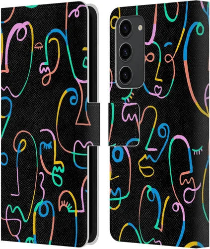 Vista 248 de Head Case Designs Officially Licensed Ninola Brushstrokes Multi Colorful Leather Wallet Case Compatible with Samsung Galaxy A07 4G