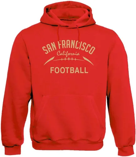 Vista 3 de San Francisco Classic Men's Hoodie Sweatshirt for Football Fans