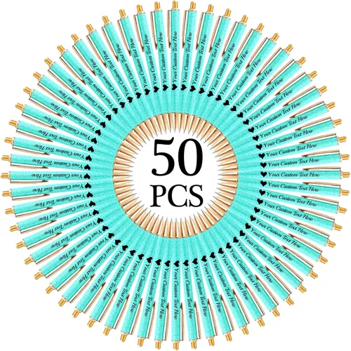 Vista 39 de Hasta 100 bolígrafos personalizados a granel con nombre, bolígrafo con purpurina personalizable, logotipo de negocios, mensaje de texto, regalo