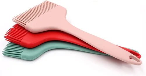 Vista 6 de WARMBUY Cepillos de silicona para pastelería, cepillos para hornear y cocinar, paquete de 3