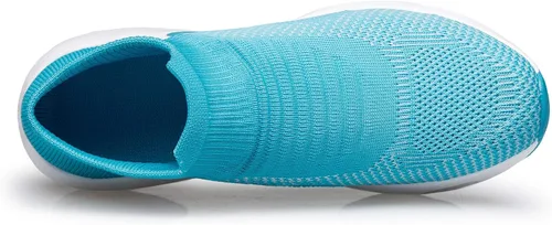Vista 3 de Raoendis Zapatos de caminar para mujer Zapatos deportivos tipo calcetín para uso diario casual, zapatos cómodos de trabajo de enfermería
