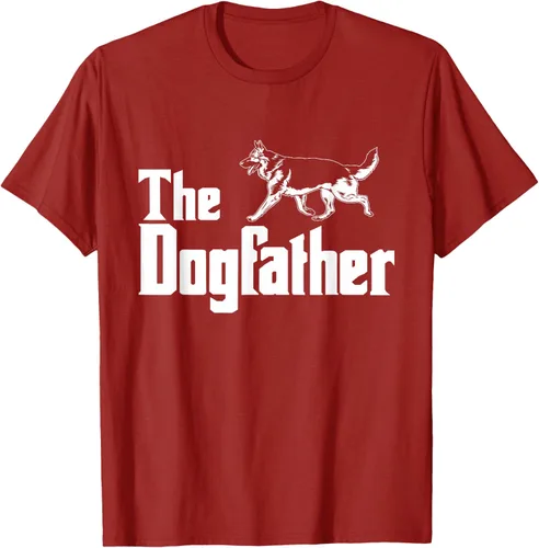 Vista 47 de The Dogfather Pastor Alemán - Camiseta de regalo divertida, Negro, S
