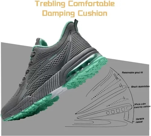 Vista 3 de Lamincoa Zapatos deportivos para correr, antideslizantes, para mujer
