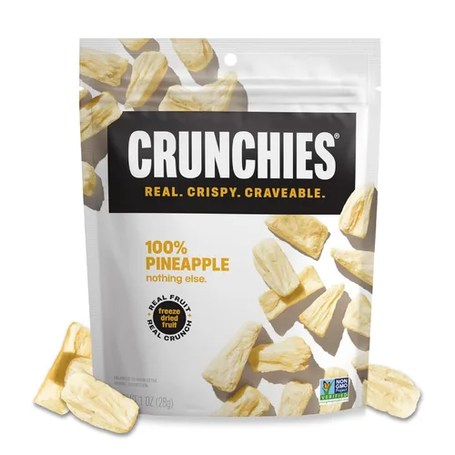 Vista 11 de Crunchies Frutas liofilizadas, frutas crujientes 100% naturales, sin OMG y kosher, paquetes de aperitivos de frutas liofilizadas resellables