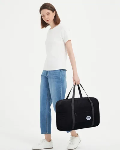 Vista 7 de WANDF Bolsa de viaje para artículos personales de Spirit Airlines de 18 x 14 x 8 pulgadas, bolsa de viaje debajo del asiento, equipaje de mano