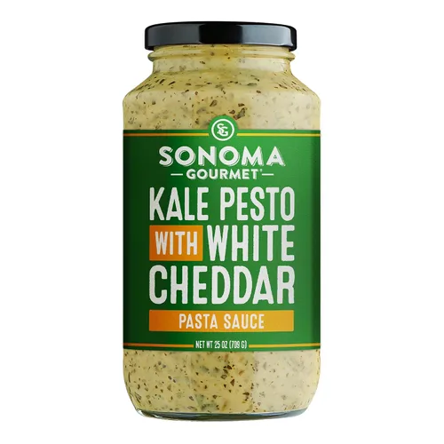 Vista 2 de Sonoma Gourmet Paquete variado de salsa de pasta, 6 sabores: ricotta de hierbas de limón, crema de vodka, pesto de col rizada, tomate parmesano