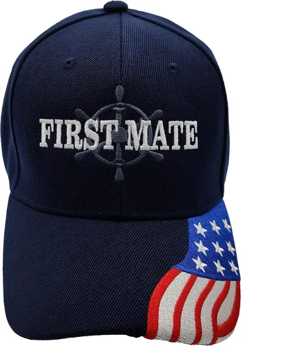 Vista 6 de Captain and First Mate - Gorras de béisbol a juego
