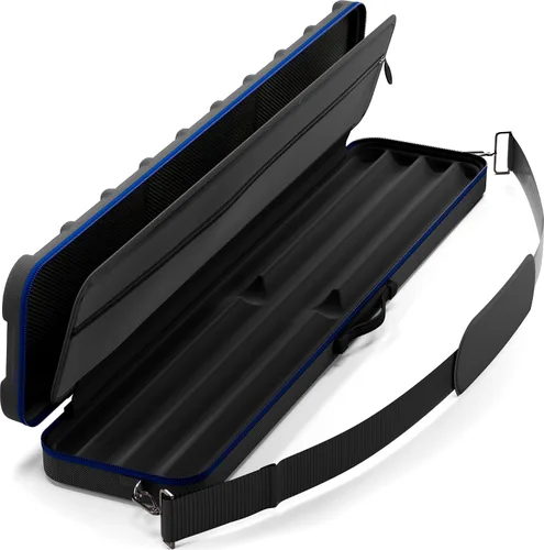 Vista 9 de Casemaster Parallax Guard - Estuche para taco de billar de 2 x 2, con capacidad para 2 culatas y 2 ejes, funda acolchada de espuma, Oxford 600D