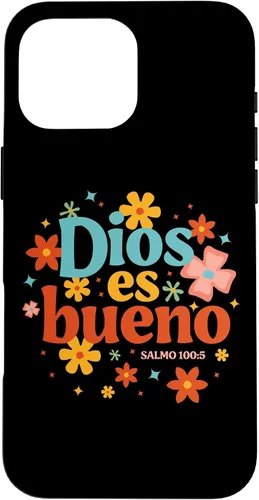 Vista 19 de Funda religiosa de la Biblia para iPhone 16 Dios Es Bueno Spanish Christian Jesus God