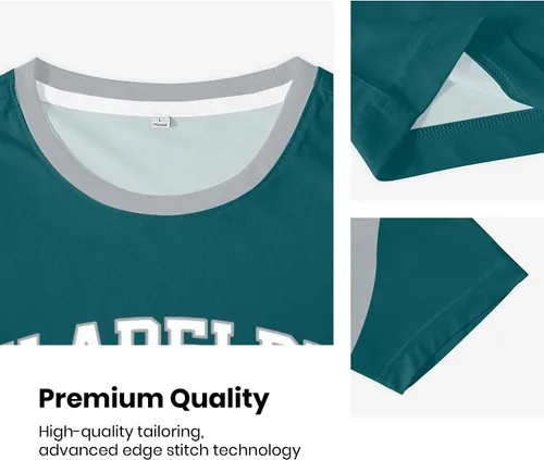 Vista 5 de Camisetas personalizadas para hombres, mujeres y niños, camiseta deportiva personalizada con cualquier nombre y número, regalos