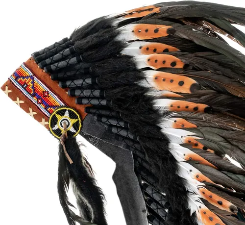 Vista 3 de Novum Crafts Feather Headdress Native American Indian Inspired Choose
