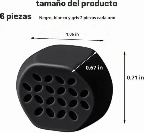 Vista 2 de Ejercitador de mandíbula, ejercitador de mandíbula para hombres y mujeres, 6 piezas de ejercicio de línea de mandíbula masticable, reductor
