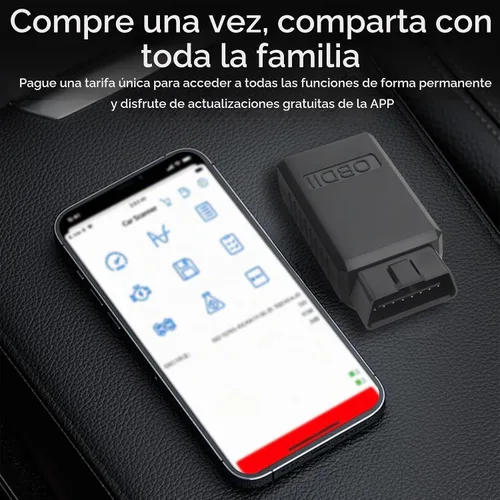 Vista 6 de OBD2 escáner Bluetooth lector de código de coche para Dual-OS El producto utiliza un protocolo público, principalmente diagnostica códigos de falla