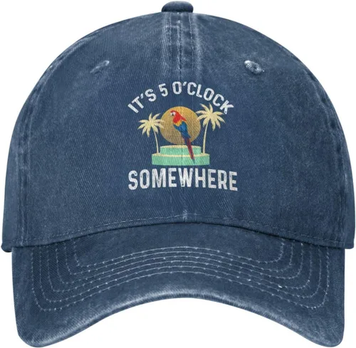 Vista 19 de Philysonic 5 Oclock Somewhere Hat It is 5 Oclock Somewhere Hat Gorra de béisbol para mujer, gorra de moda