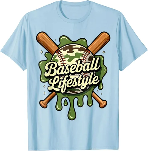 Vista 113 de Baseball Life Style 101 Apparel Youth Drip Baseball Boys Kid Camiseta