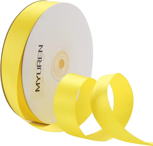 Vista 34 de Cinta de satén de poliéster blanco de doble cara de 1-1/2 pulgadas de ancho para manualidades, boda, envoltura de regalos, fabricación de lazos