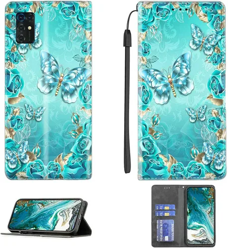 Vista 312 de jioeuinly ATT Motivate 2 - Funda compatible con ATT Motivate 2, funda con soporte abatible y cierre magnético DJS