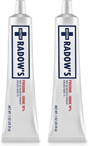 Vista 8 de Doctor Radow's - Ungüento antiséptico de povidona yodo -10% de povidona yodada, sin antibióticos, para heridas, quemaduras, cortes y más, promueve