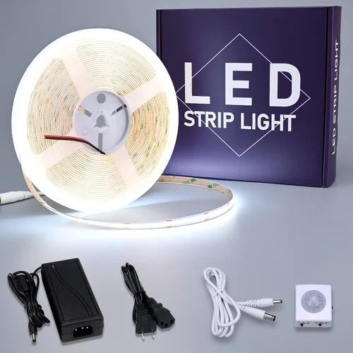 Vista 12 de GOMING Tira de luz LED COB con sensor de movimiento, 16.4 pies