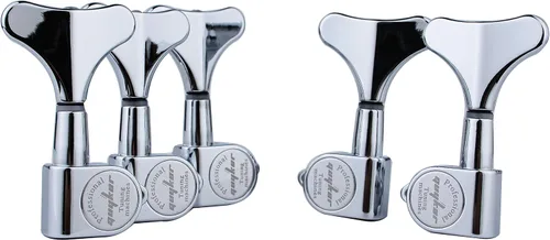 Vista 7 de Guyker Afinadores de Bajo para Guitarra (2R + 2L) - Clavijas de afinación con relación 1:17, cabezal sellado, reemplazo de máquina de afinación