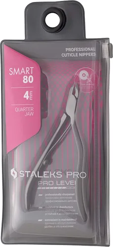 Vista 8 de Staleks Pro SMART 80 Pinzas de cutícula – Cortadora de cutículas de 0.118 in – Mango ergonómico – Acero inoxidable – Herramienta profesional